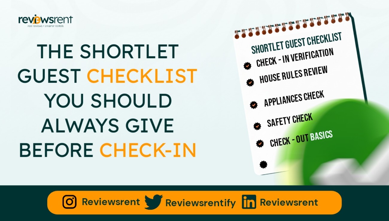 The Shortlet Guest Checklist You Should Always Give Before Check-In